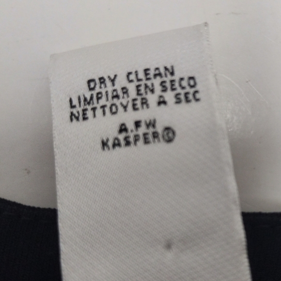 Vintage Suit Studio pants high-rise lined wide legs black Size: 16 - Picture 4 of 5